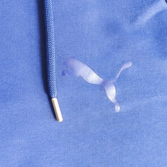 Puma high neck active wear hoodie women's size M blue - Picture 5 of 9